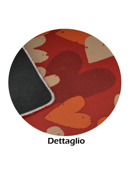 Cuori Liscio 50 cm breite Küche Teppich.