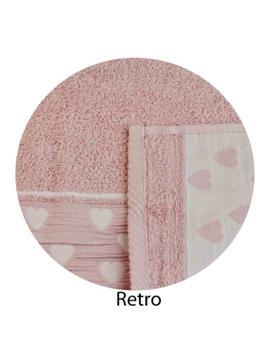 Heart lingettes de différentes tailles