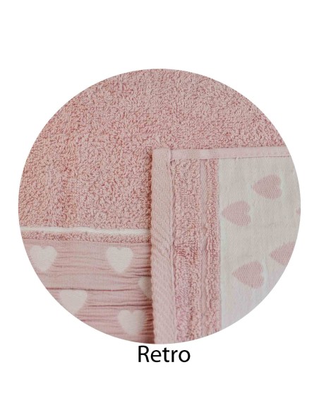 Heart lingettes de différentes tailles