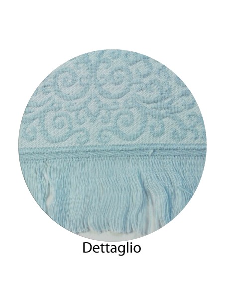 Bianca coppia salviette in spugna