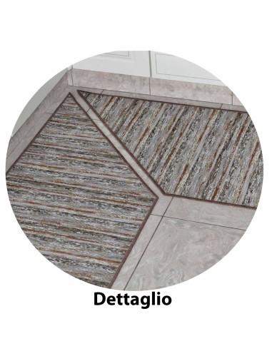 Angolo a 45 gradi servicio de corte personalizado alfombra