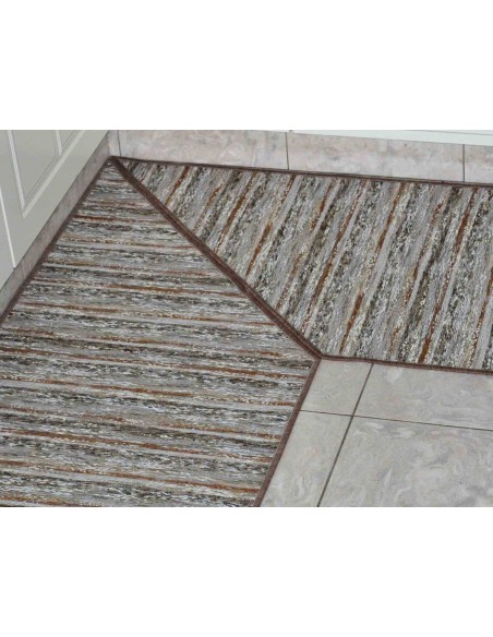 Angolo a 45 gradi service de coupe sur mesure de tapis