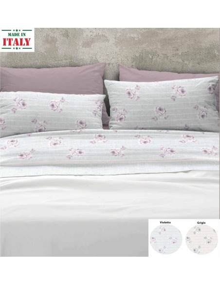 Virginia completo letto flanella varie misure