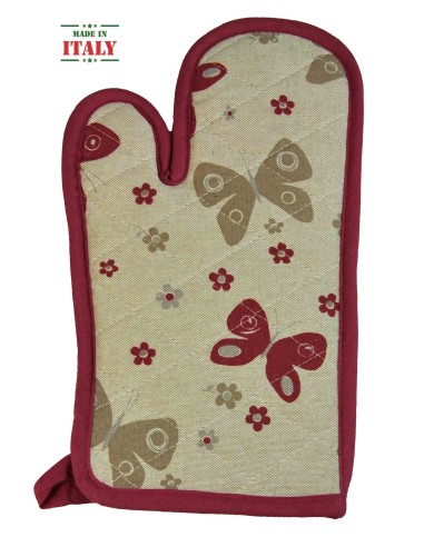 Farfalle mitaine de four 32 X 17 cm.