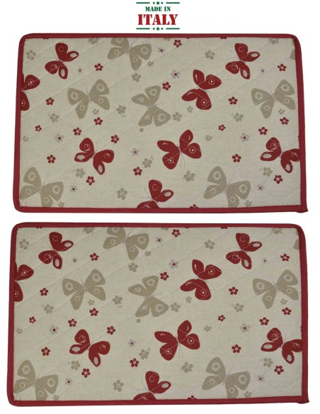 Farfalle manteles individuales 35 x 50 cm nr 2 pieza.