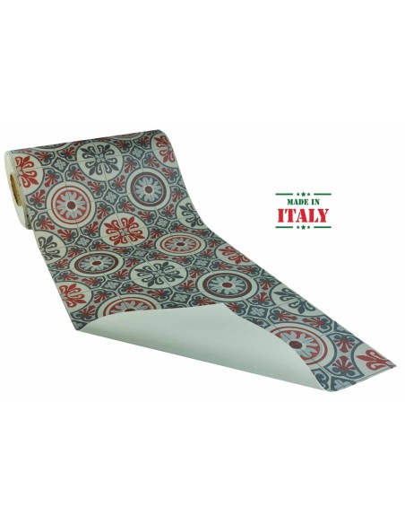 Lagos Boho Chic Vinyl Teppich Meterware