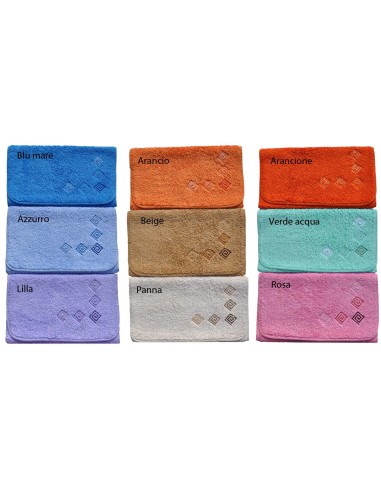 *Ricamato tappeto bagno cm 55x90