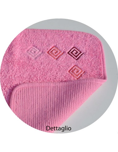 *Ricamato tappeto bagno cm 55x90