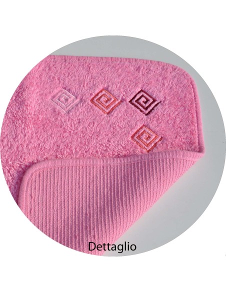 Ricamato tappeto bagno cm 55x90