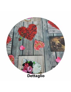 Cuori Tavole Digitaldruck, Schnitt Küche Teppich 2